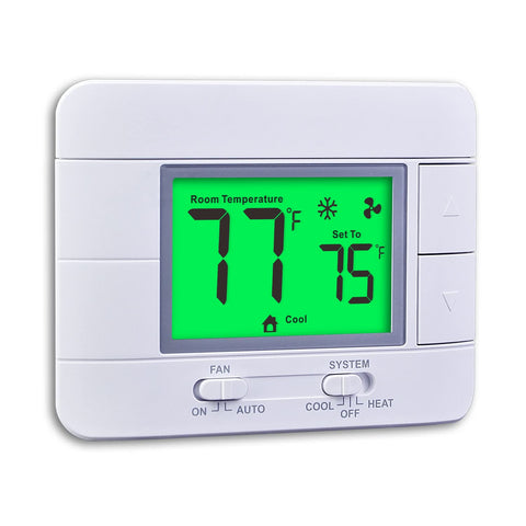 Garystat Upgraded Thermostat front view for simple one-device control.