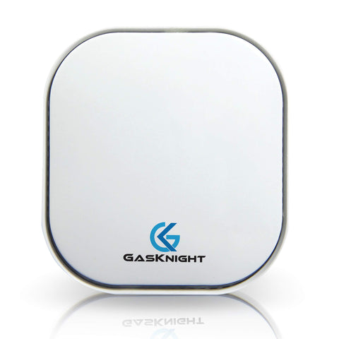GasKnight GK2000 front view, plug-in detector with early gas-leak alerts for homes.