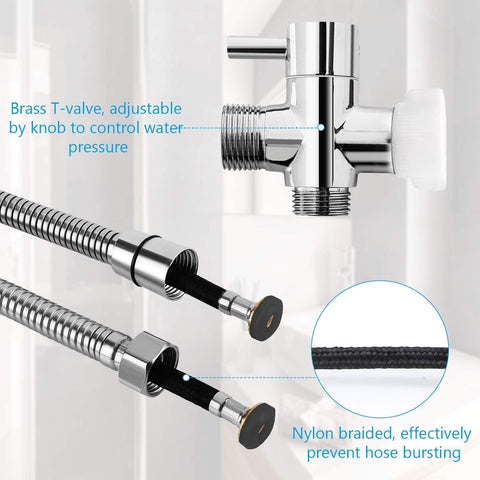 GASLIKE toilet-mount option fits most toilets for quick, accessible cleaning.