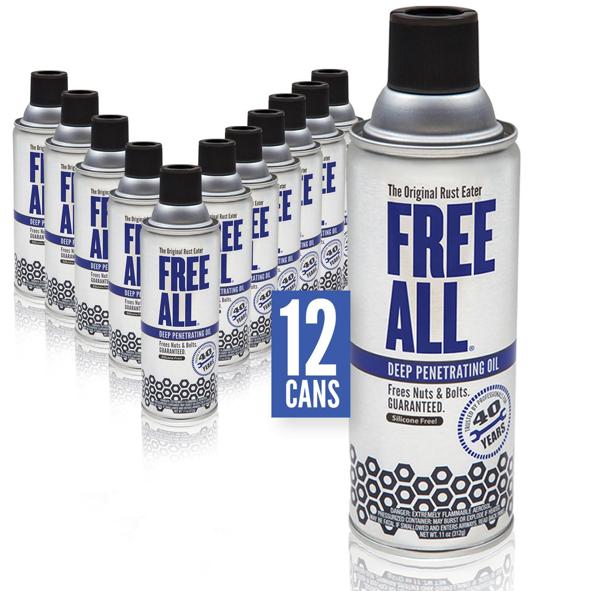 Gasoila Free All aerosol can ready for rust removal and penetrating action.