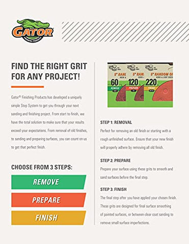 Gator 9x11 sanding sheets 25-pack, great value for routine projects