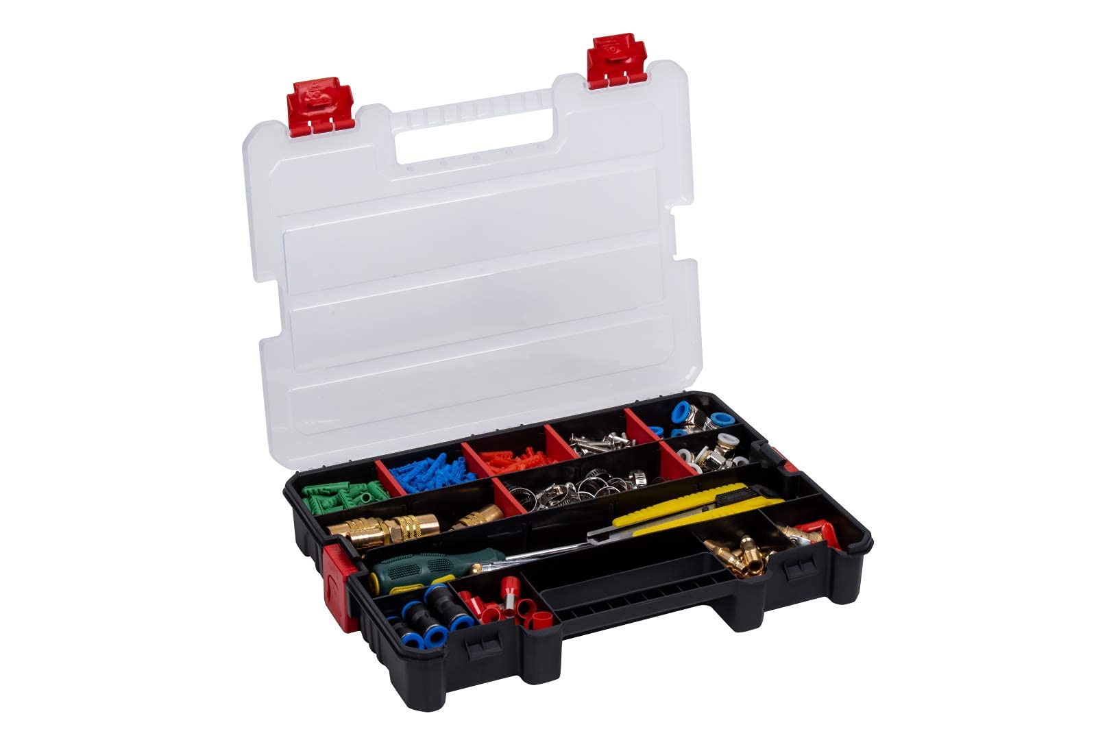 Gator Clamps heavy-duty nylon construction close-up, durable storage solution.