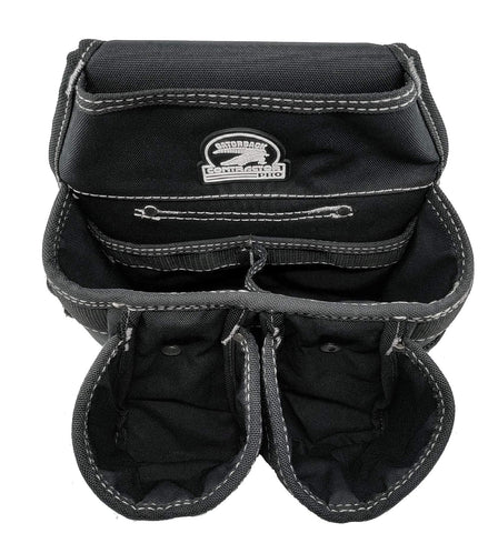 Box-design pouches stay open for quick access in Gatorback B240.