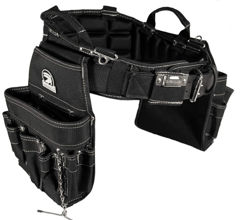 Gatorback B240 belt front view with tool pouches for easy access.