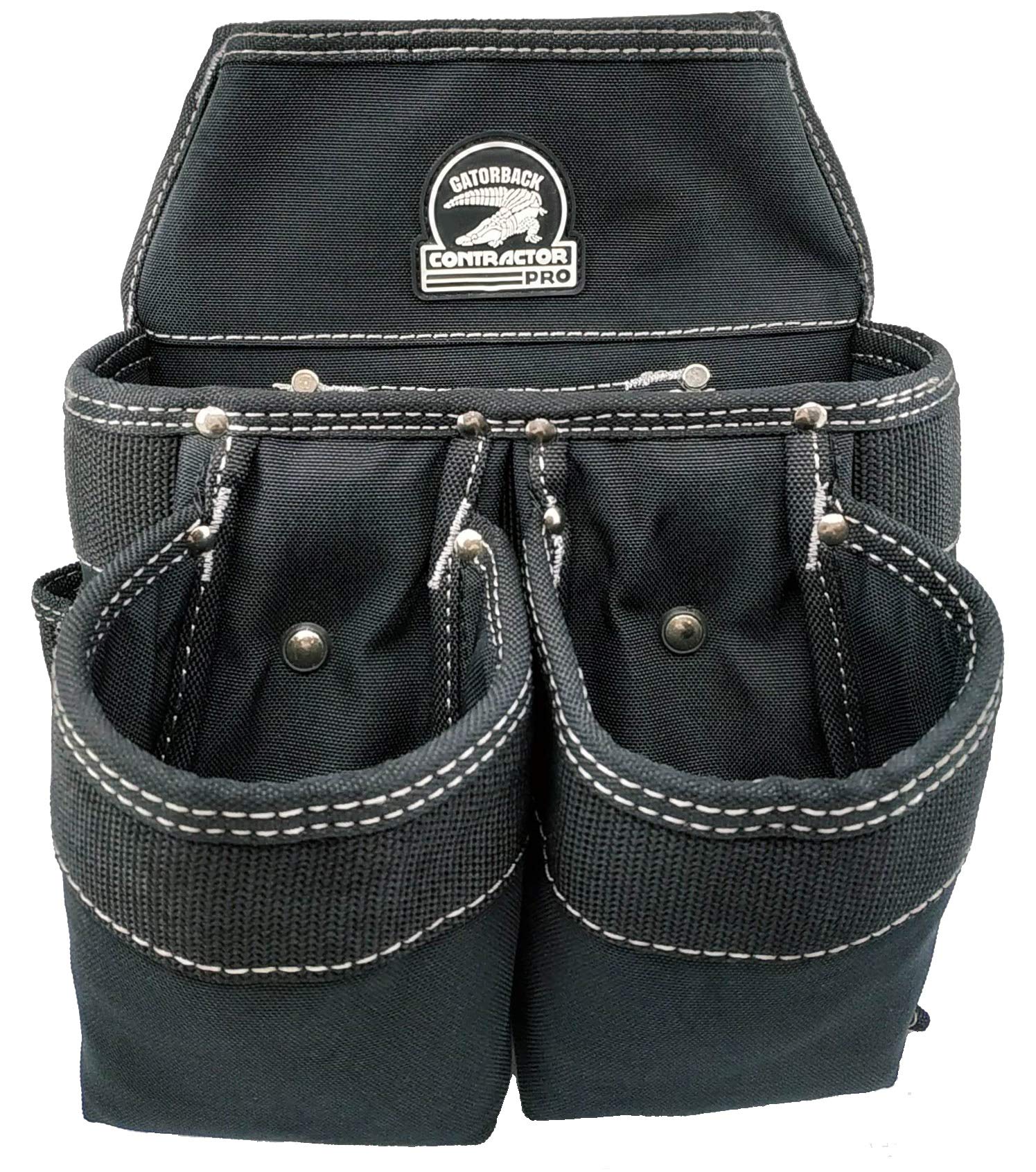 Interior plastic lining of Gatorback B240 pouches prevents sag.