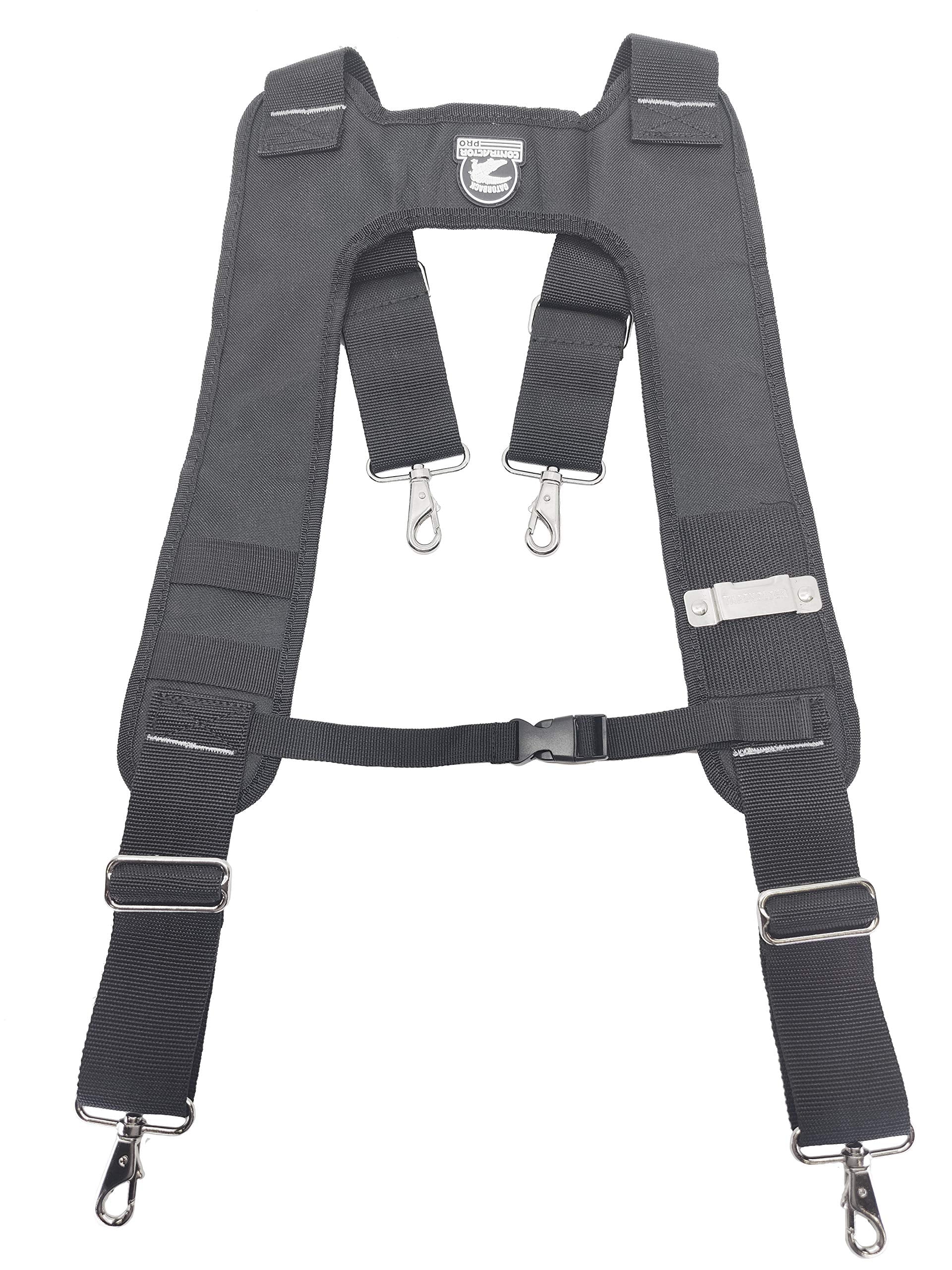 Gatorback B616 Deluxe Suspender Harness with molded air channel shoulder for breathable comfort