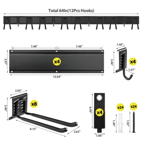 Gatsowm easy installation with included hardware for quick setup.