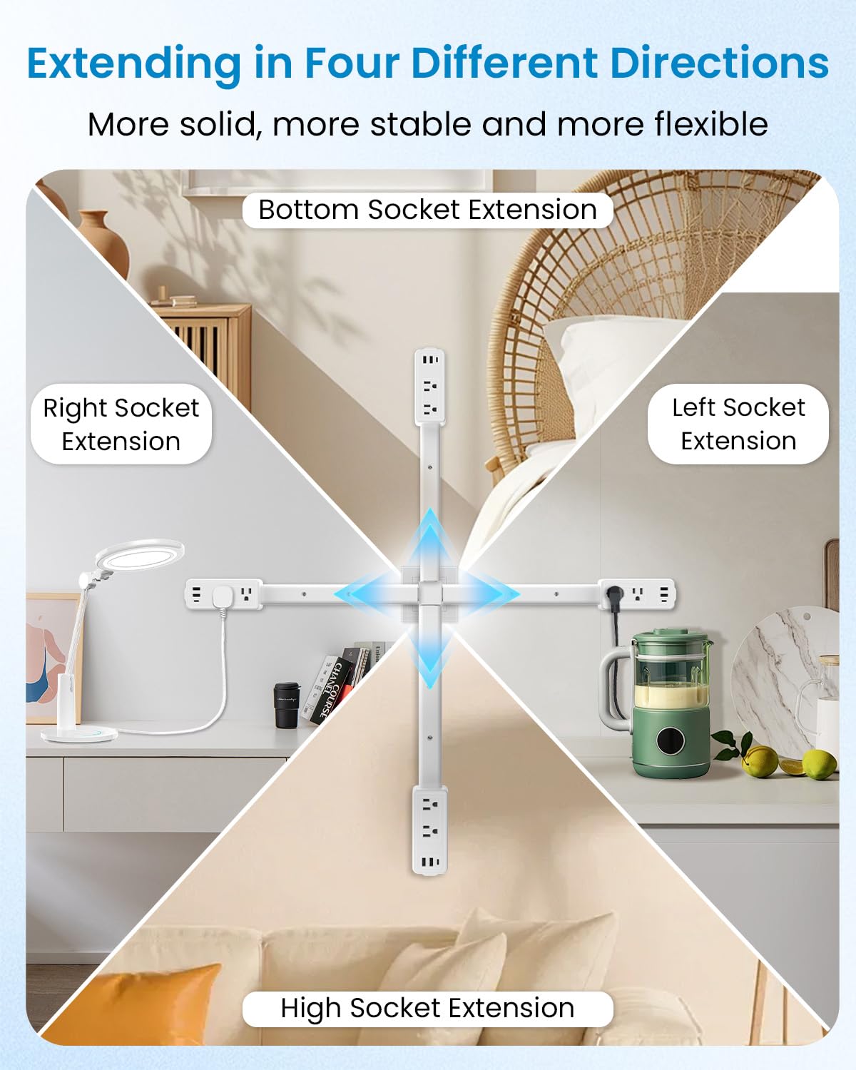 GaWear Extender Stick extended to 45 inches for reach behind furniture