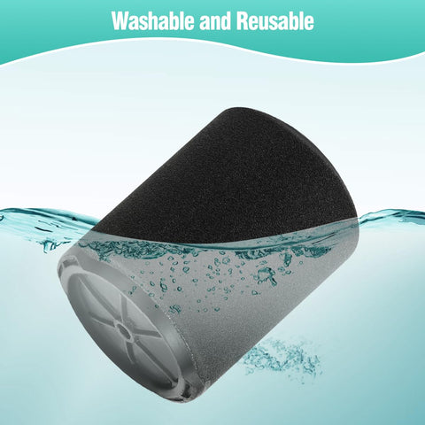 Gazeer foam-wicking design close-up for wet use protection.