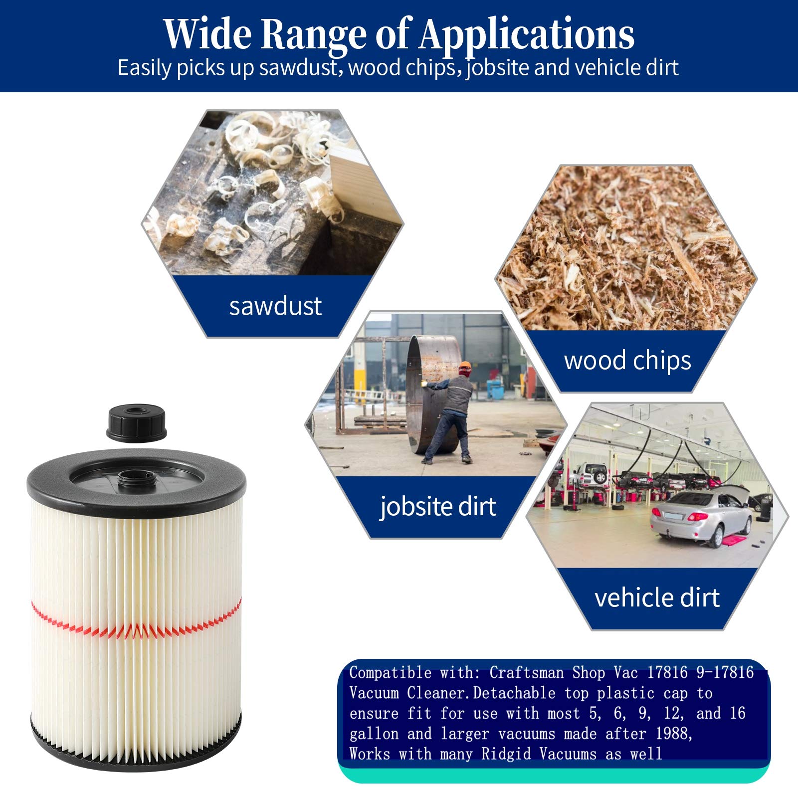 Gazeer replacement filters and brush deliver reliable debris filtration