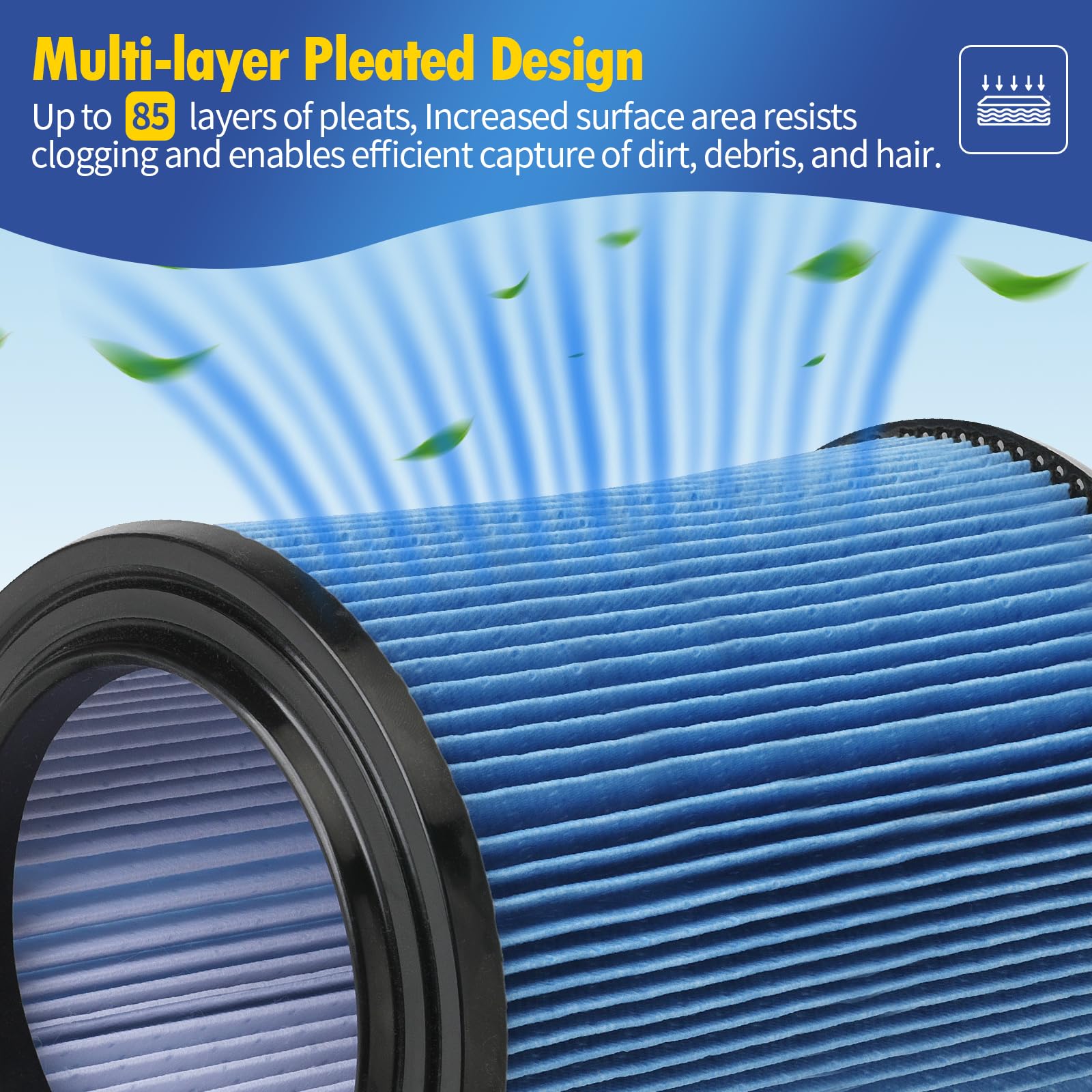 Gazeer VF5000 easy-to-install replacement filter for quick maintenance
