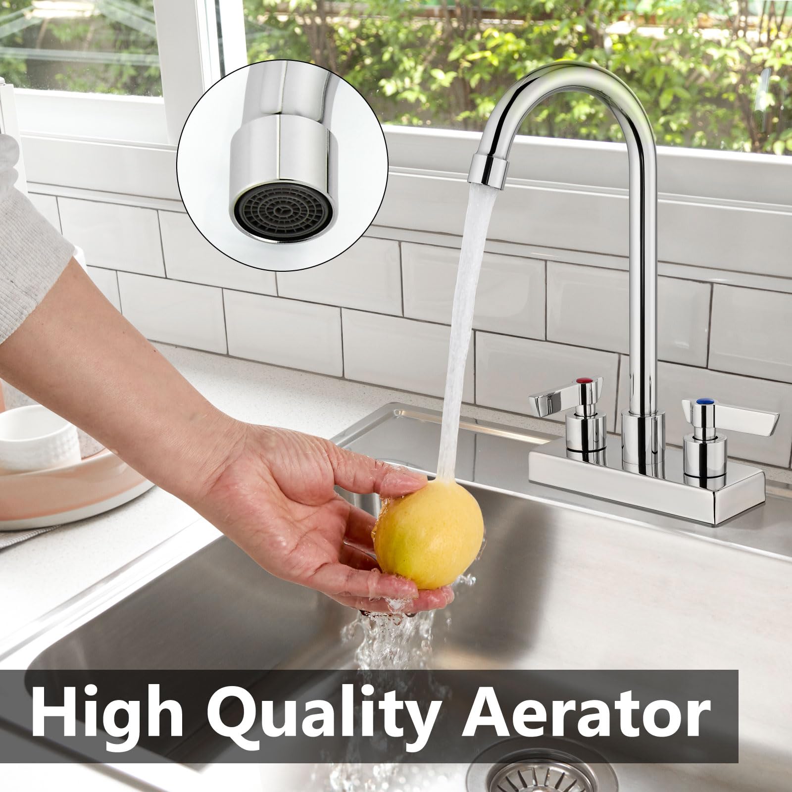 GBBNE dual-lever control for precise temperature and flow