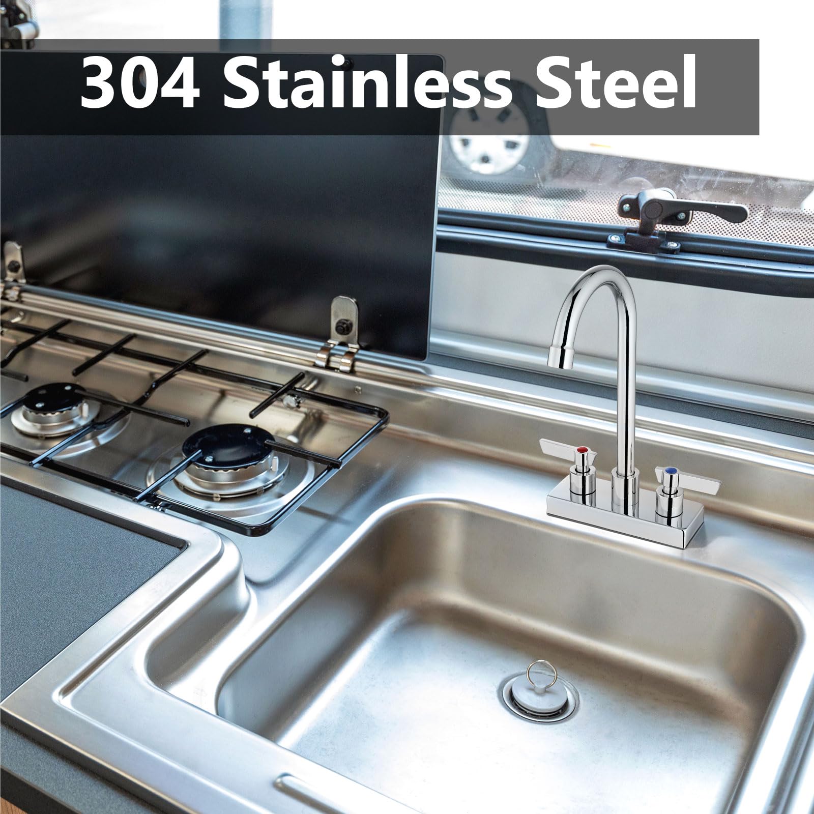 GBBNE dual handles provide smooth temperature control
