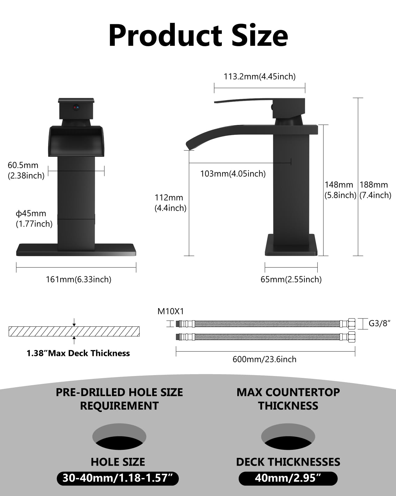 GBBNE installation kit with lines and drain for quick setup