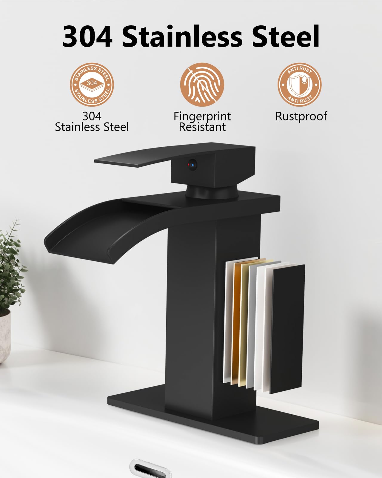 GBBNE pop-up drain with overflow for reliable drainage