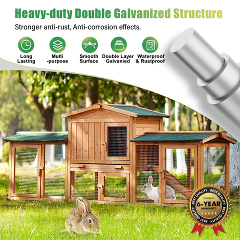 Gbekery chicken coop fence mesh for reliable poultry containment