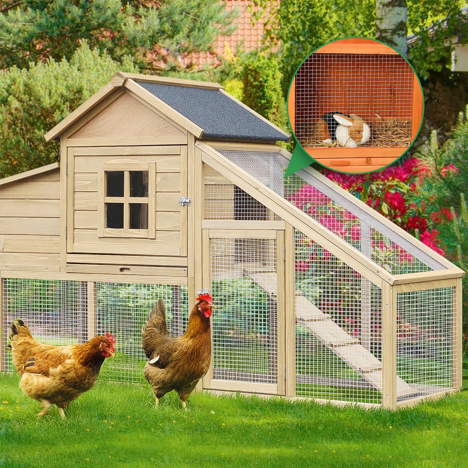 Gbekery hardware cloth flexibly shaped for DIY fencing projects.