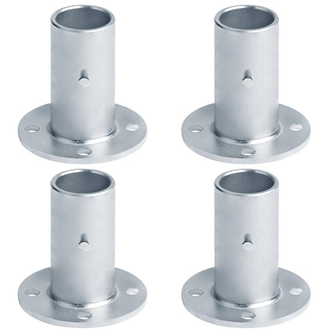 GBGS four-piece fence post floor flange base for sturdy fixed installations.