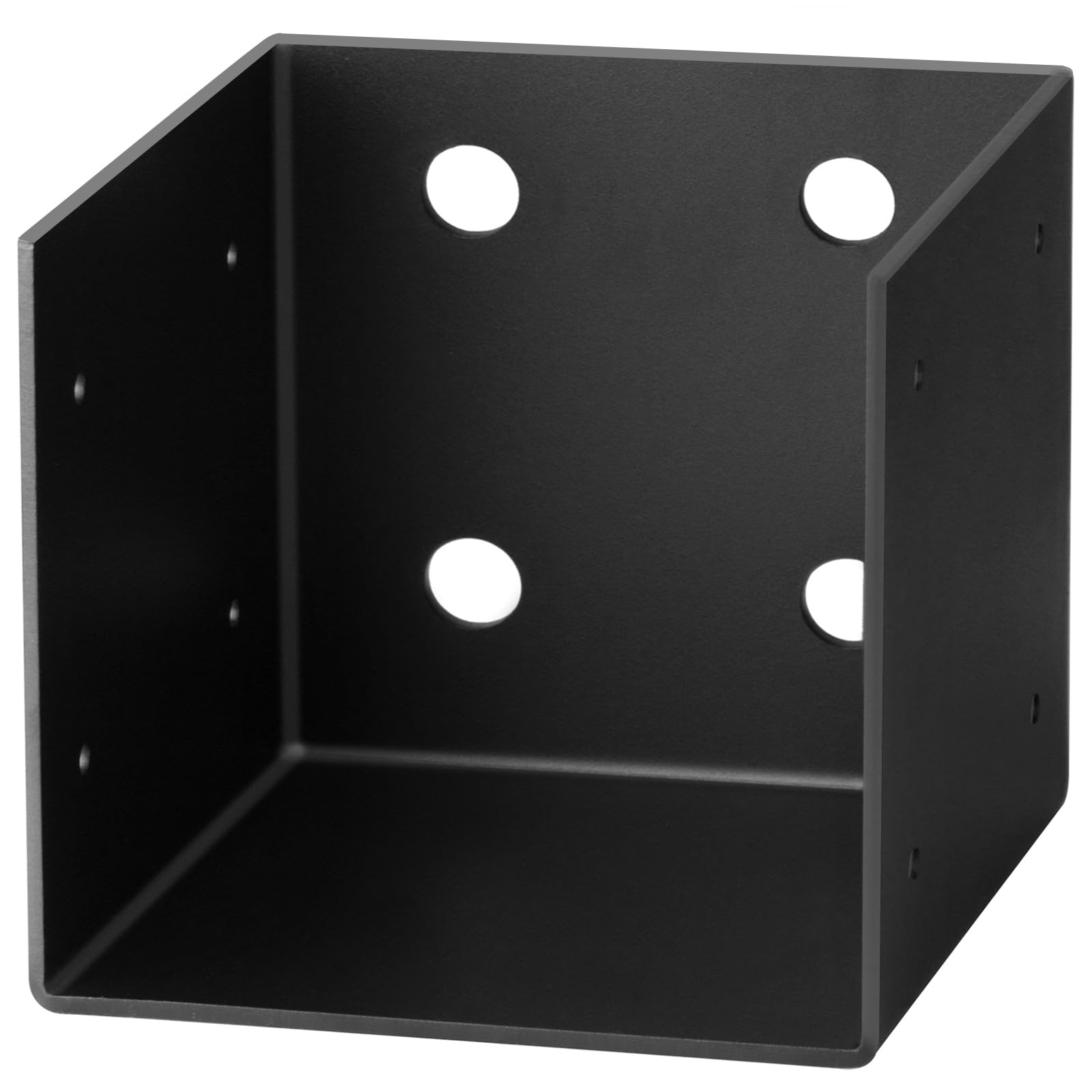 GBGS pergola wall mount bracket in black secures 4x4 beams outdoors for sturdy installations