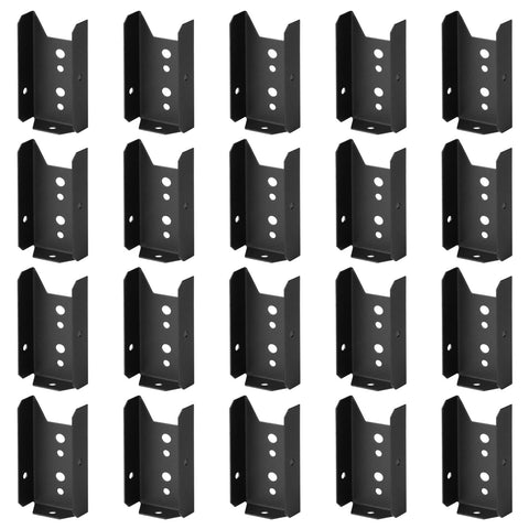GBGS powder-coated outdoor-use brackets for fencing and porches