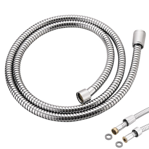 GCBCrit 59-inch shower hose in Starlight Chrome for Grohe replacements
