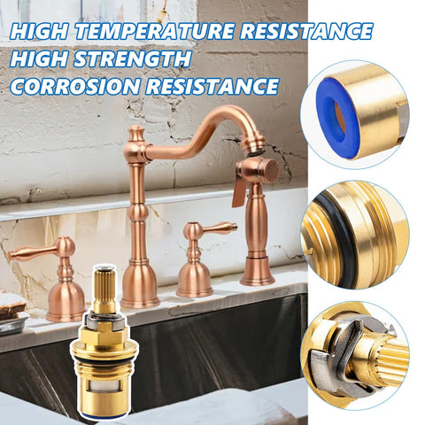 gcbcrit brass faucet cartridge offers durable, corrosion-resistant performance