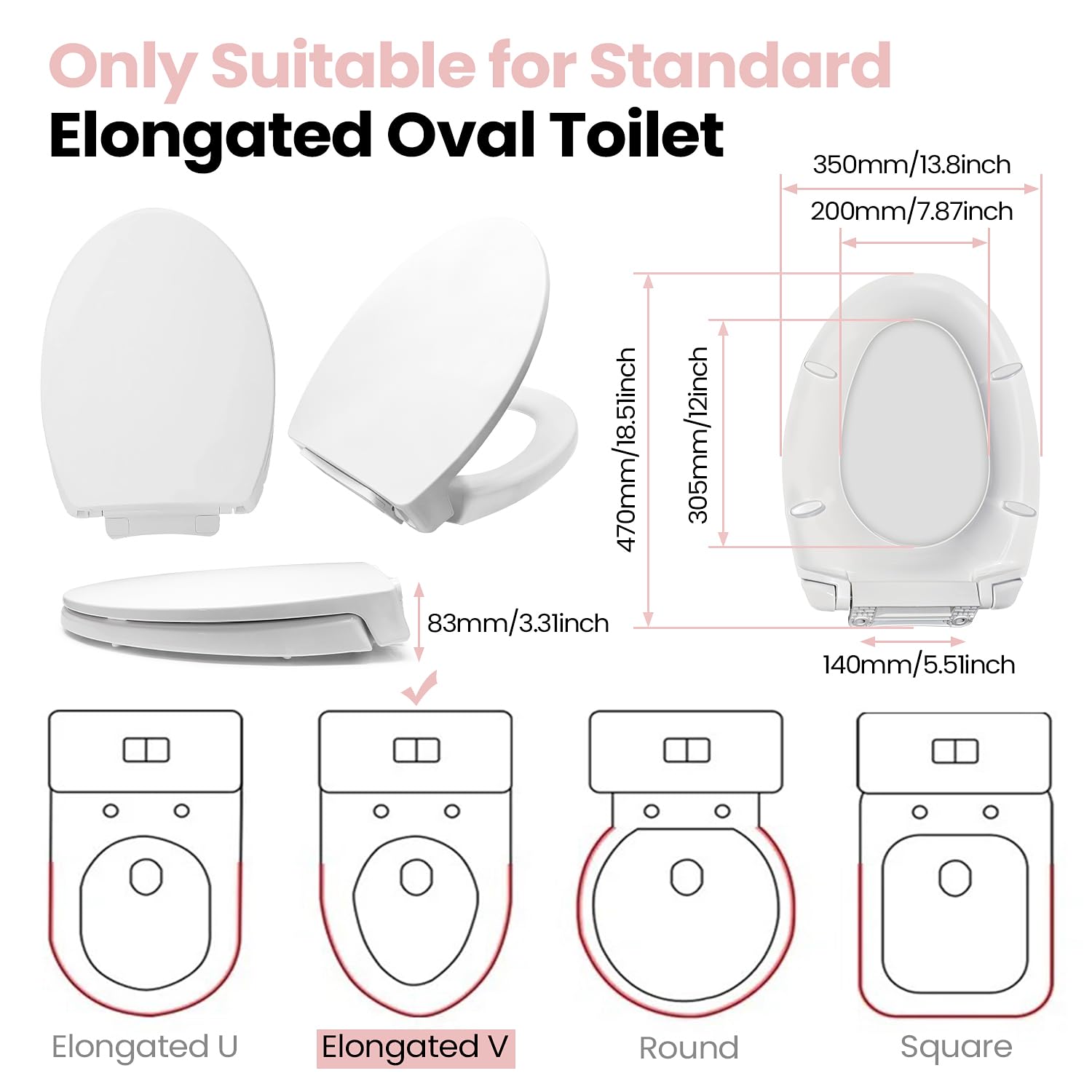 gcbcrit cotton white elongated seat shows clean durable finish