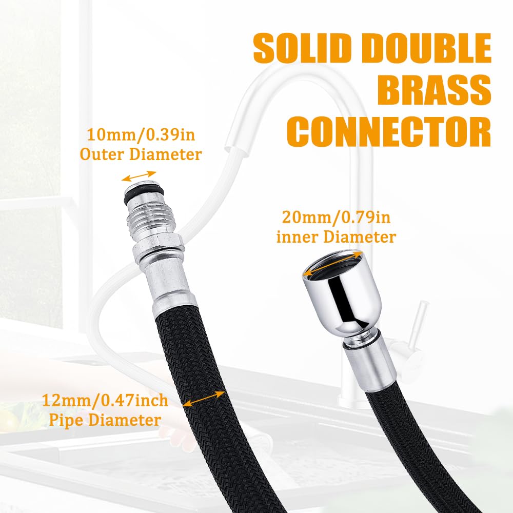 Gcbcrit gravity ball weight helps Kohler pull-down hose return