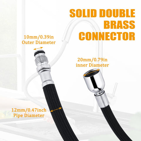 Gcbcrit gravity ball weight helps Kohler pull-down hose return
