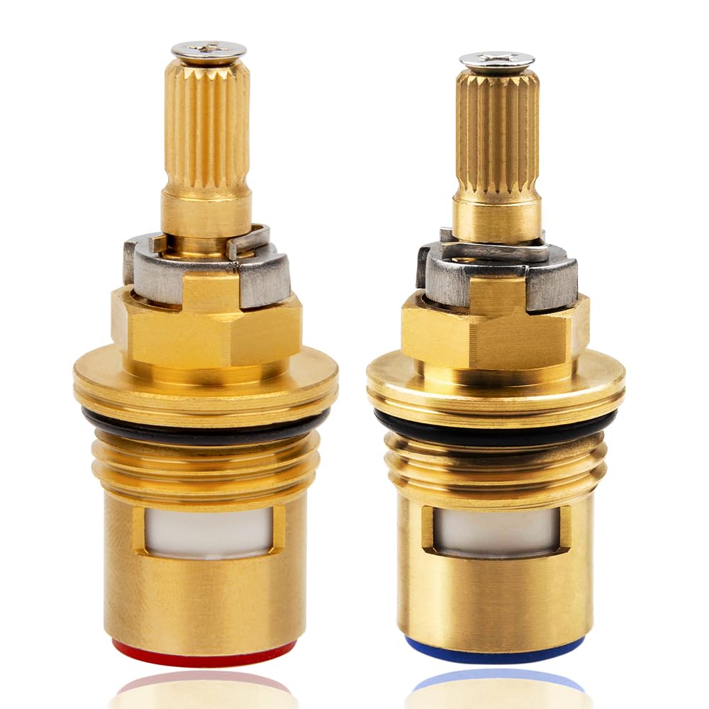 gcbcrit Kohler cartridge shows 53mm length for compatibility with two-handle faucets