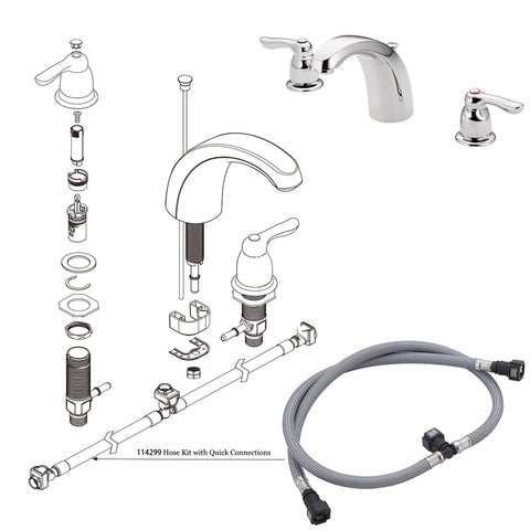 Duralock quick-connect compatible hose for secure, tool-free installation