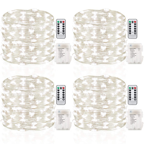 GDEALER fairy lights 16.4 ft with 50 LEDs for ambient party decor.