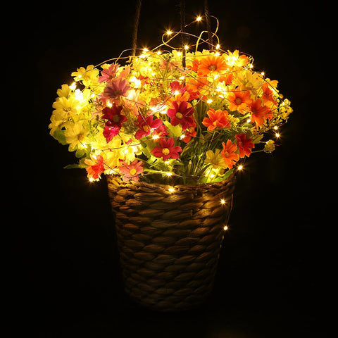 GDEALER warm-white LED string perfect for indoor/outdoor decor ambiance