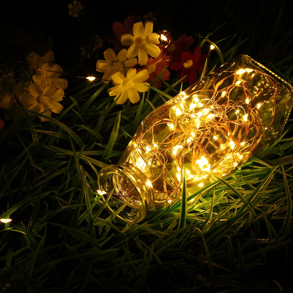 GDEALER IP67 waterproof copper wire lights for outdoor setups