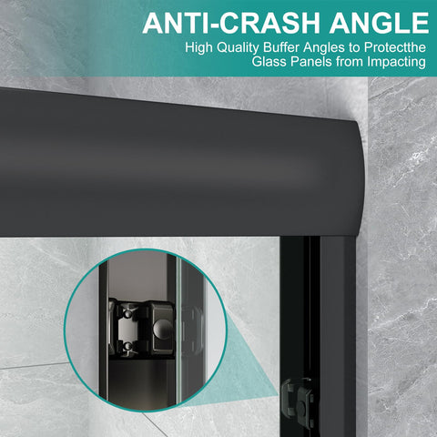 GDGZQD anti-leak seal helps control water splash during showers.