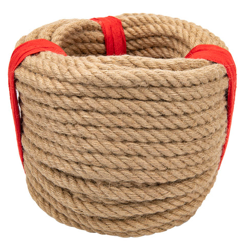 GDHSWJ natural hemp rope coil for versatile DIY projects and outdoor use.