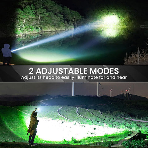 GDPLUS IPX7 waterproof flashlight ready for rain and snow