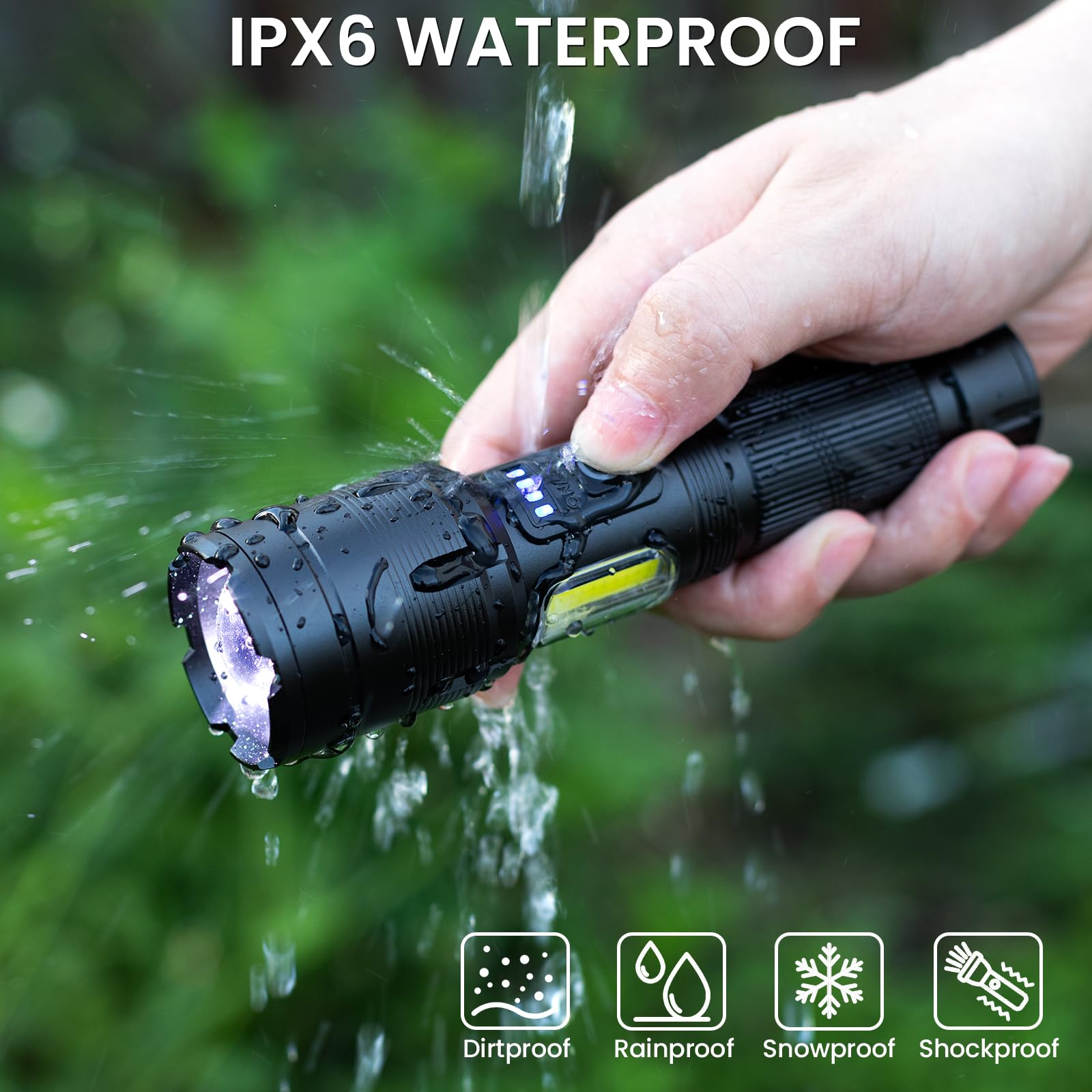 GDPLUS twin-pack includes two flashlights and batteries