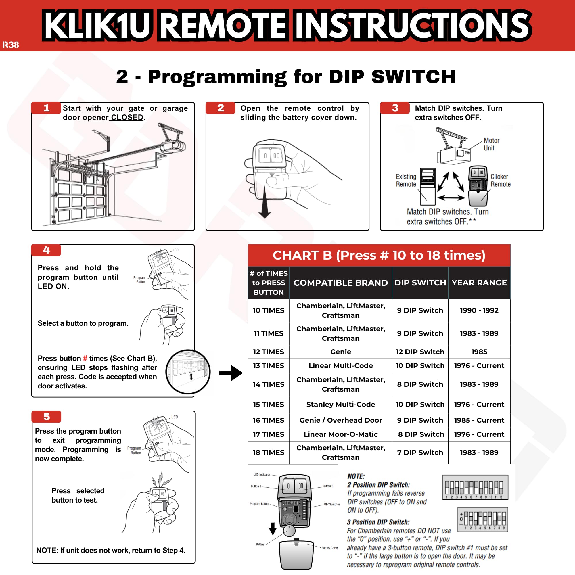 GDR PRO remote Smart Learn compatibility image with quick syncing.