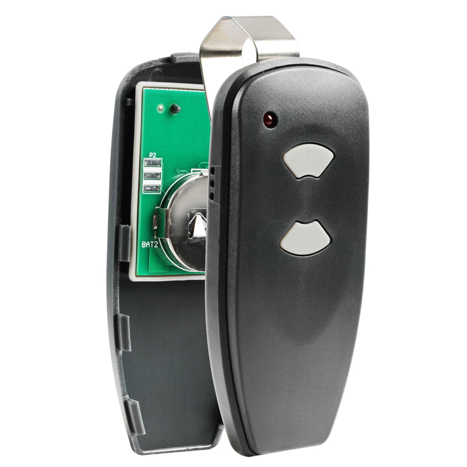GDR PRO M3-2312 remotes in vehicle with visor clip for quick access