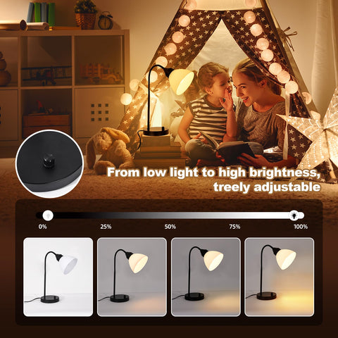 GDRKNP lamp 360-degree adjustability targets light where needed