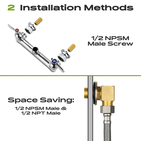 Gdyfdskin pre-rinse sprayer delivers 1.42 GPM spray for pre-wash.