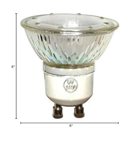 GE 35-Watt EQ dimmable halogen flood bulb packaging shot, ideal for easy bulk replacement planning.