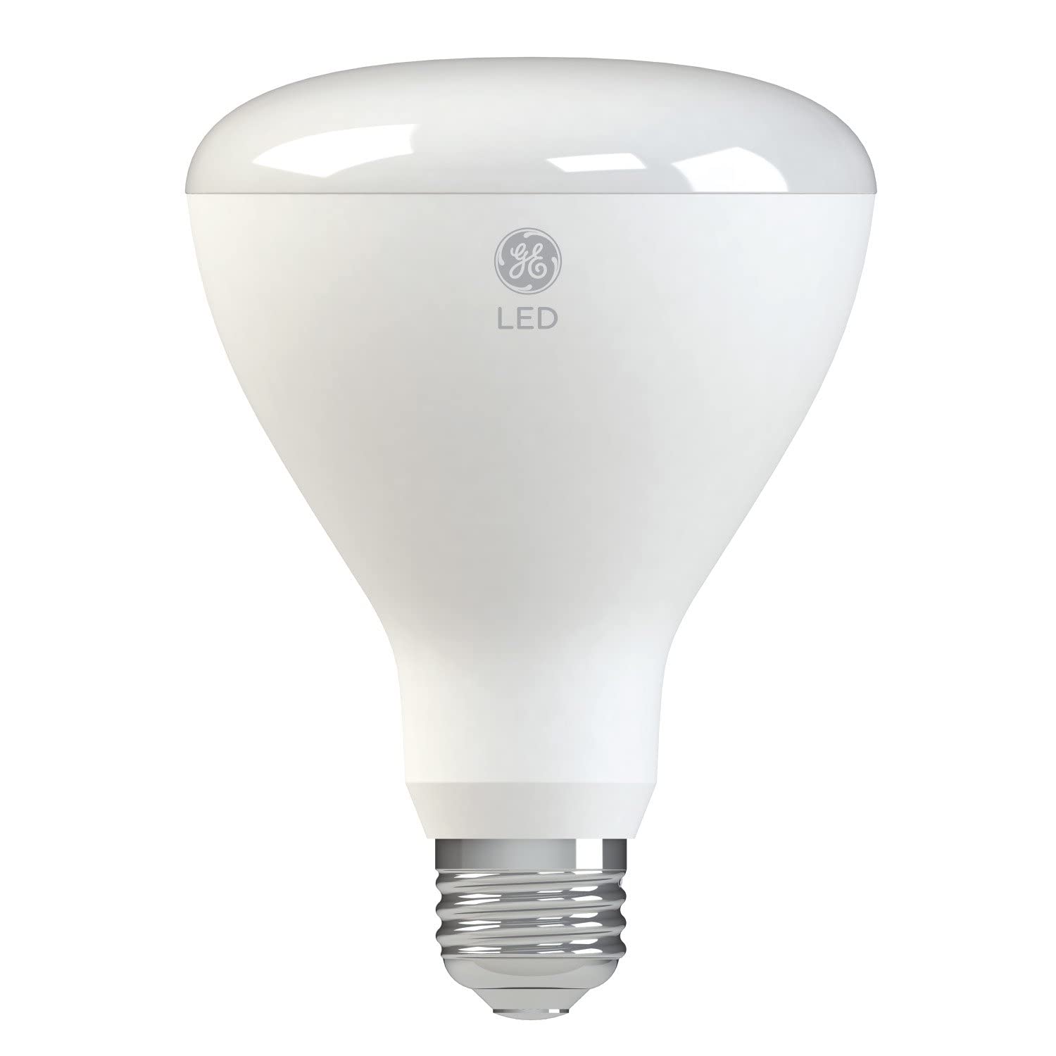 GE Daylight LED floodlight bulbs, dimming-ready, ideal for adjustable brightness in living spaces.