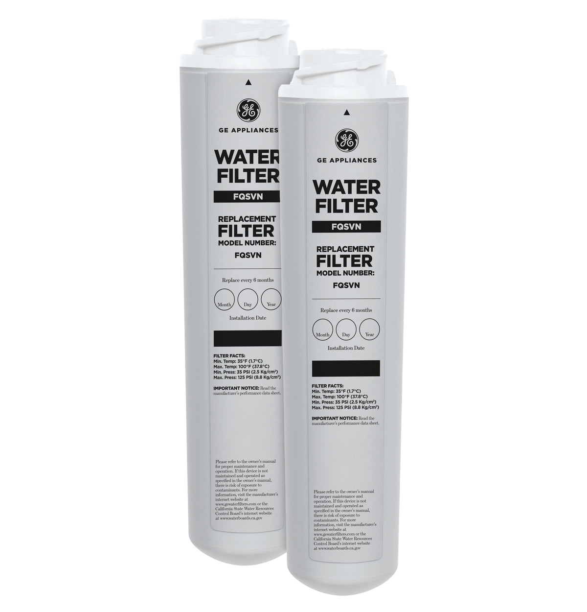 GE FQSVN under-sink water filter reduces impurities for cleaner water at home