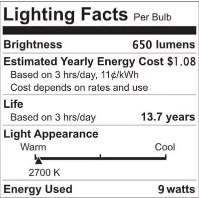 GE LED 9W BR30 soft white bulb pack shot highlighting 16-pack value