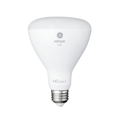 GE LED reflector bulb dimmable use demonstrates smooth lighting with compatible dimmers.