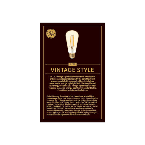 GE Lighting Edison-style medium-base bulb for replacements in traditional fixtures