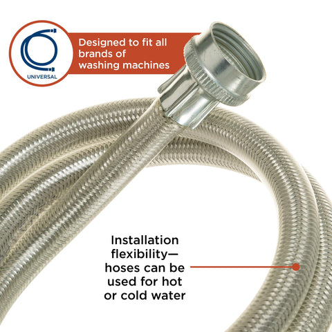 GE made in USA washing machine hoses for GE washers