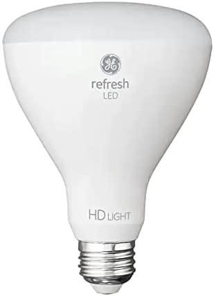 GE Refresh 6-pack packaging image highlights energy efficiency.